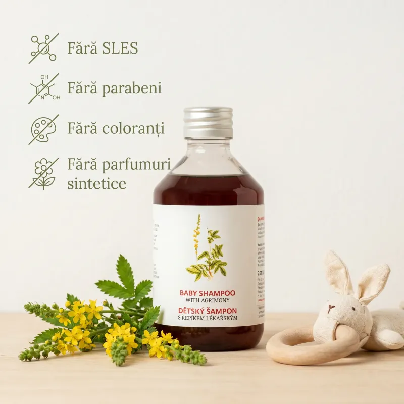Șampon natural pentru Bebeluși și Copii