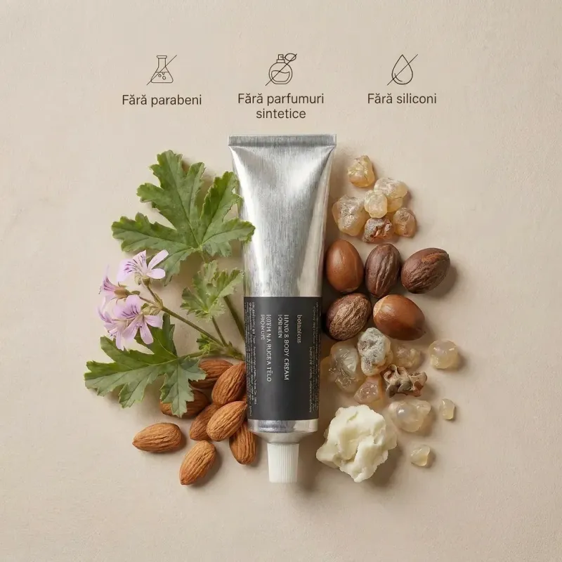 Cremă de mâini și corp naturală pentru Bărbați
