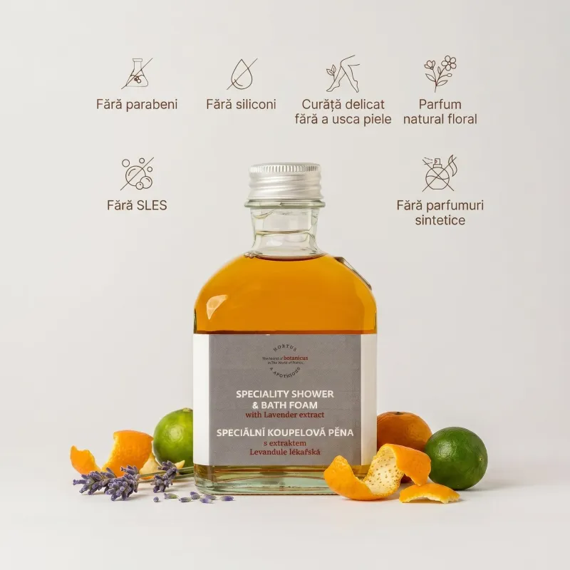 Spumă de duș și baie cu extract de Lavandă Speciality